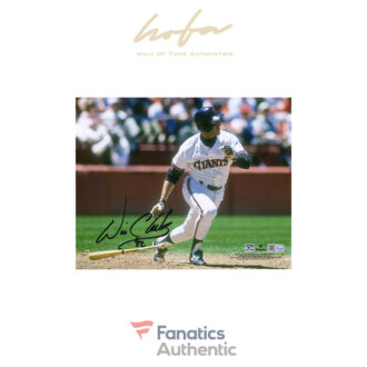 Will Clark San Francisco Giants Autographed 8" x 10" Bat Drop Photograph