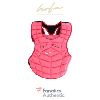 Will Smith Los Angeles Dodgers Autographed Game-Used Pink Chest Protector from the 2021 MLB Season with ''GAME USED 5-9-21 vs. LAA'' Inscription