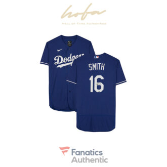 Will Smith Los Angeles Dodgers Autographed Nike Royal Authentic Jersey