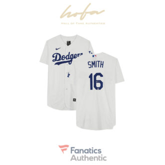 Will Smith Los Angeles Dodgers Autographed Nike White Authentic Jersey