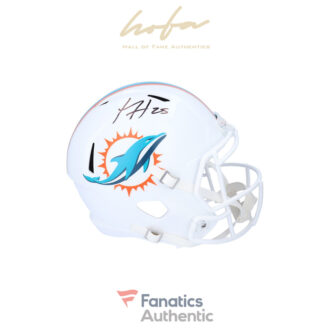 Xavien Howard Miami Dolphins Autographed Riddell Speed Replica Helmet