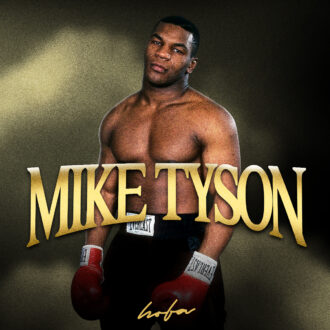 Mike Tyson Autographed “Heavyweight King” 30x40