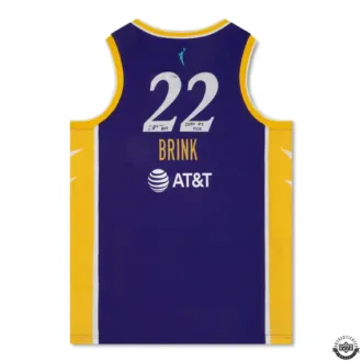 Cameron Brink Autographed and Inscribed 2024 Los Angeles Sparks Purple Explorer Nike Jersey