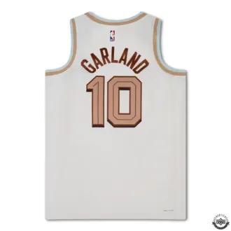 Darius Garland Autographed and Inscribed Cleveland Cavaliers City Edition Swingman Jersey